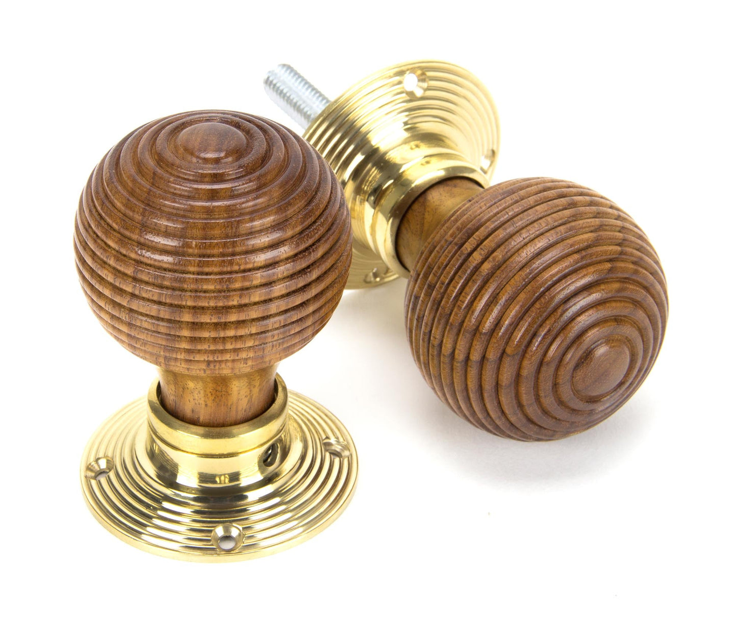 Wooden Beehive Mortice/Rim Knob Set
