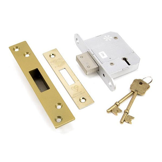 PVD 2½" 5 Lever BS Deadlock