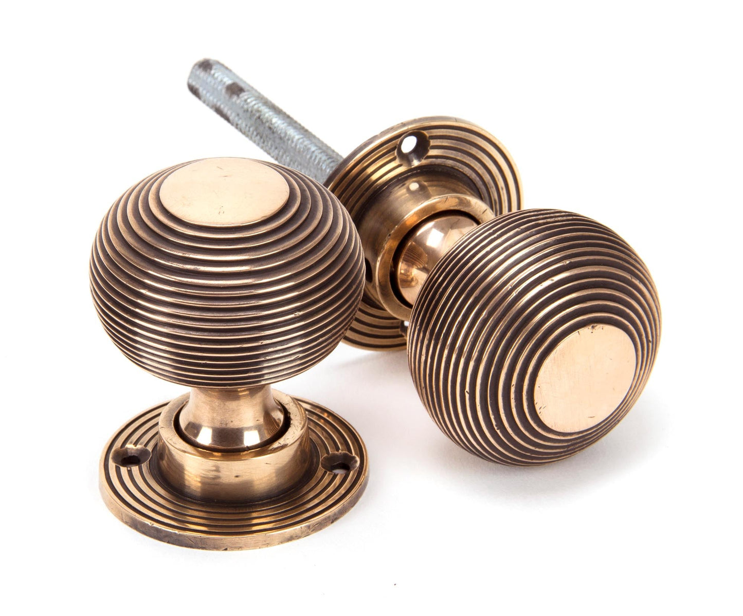Heavy Beehive Mortice/Rim Knob Set