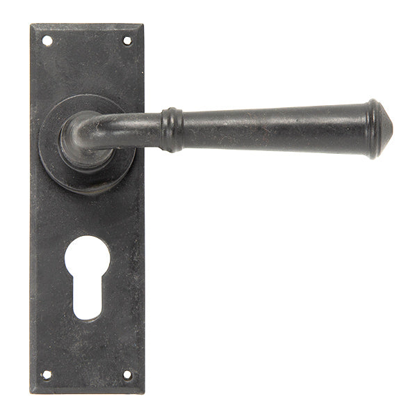 External Beeswax Regency Lever Euro Lock Set