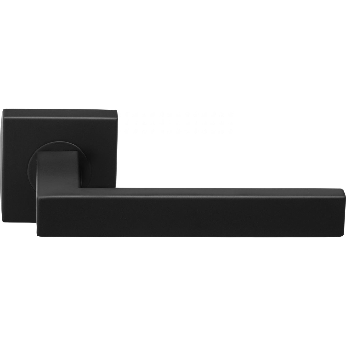 BSQ2-G - Sprung Door Handle On Square Rose