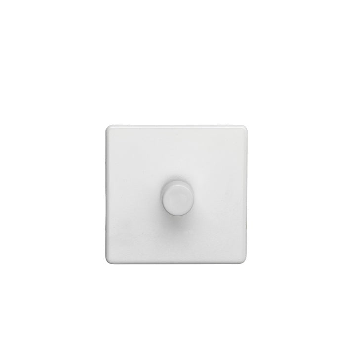 Concealed 3mm 1 Gang Dimmer - Matt White