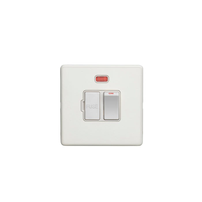 Concealed 3mm Switched Fuse Spur - Matt White