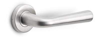 LB10H - Door Handles On Rose