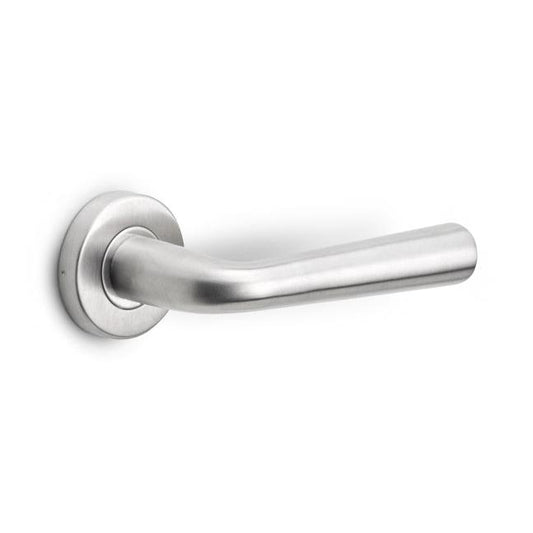 LB10H - Door Handles On Rose