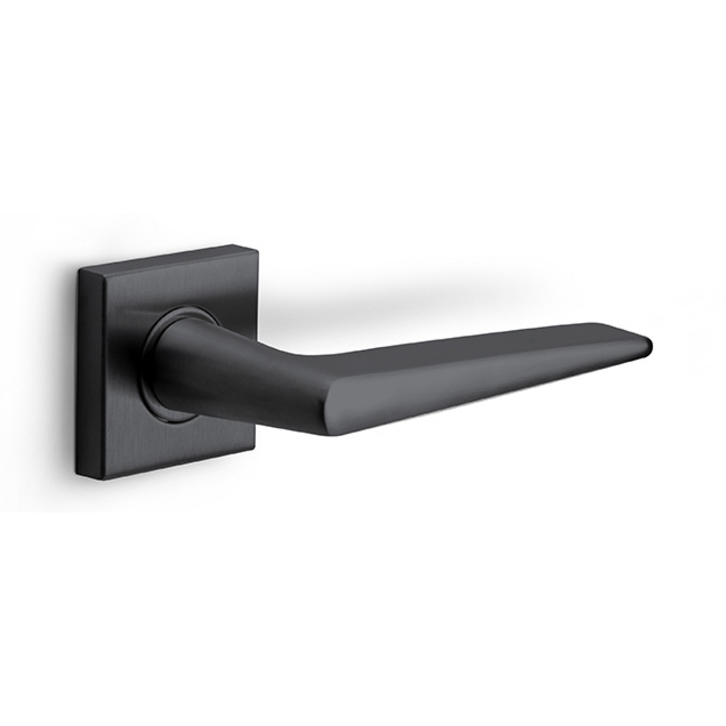 LB21H/BSQ - Door Handles On Rose