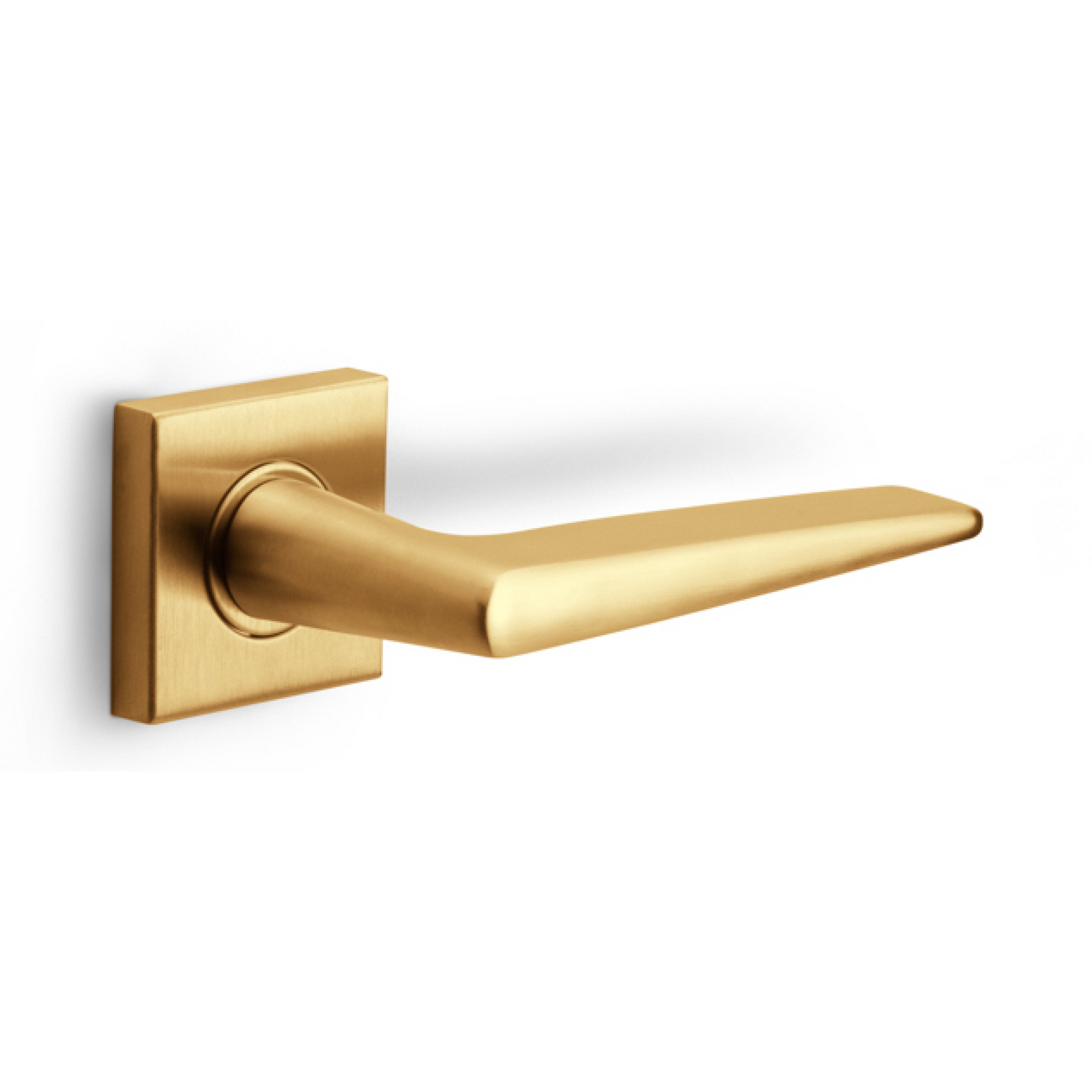 LB21H/BSQ - Door Handles On Rose