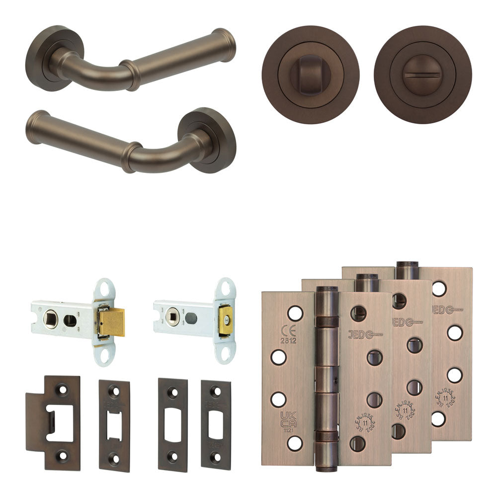 Classic Tubular Bathroom Pack – Standard Thumb Turn