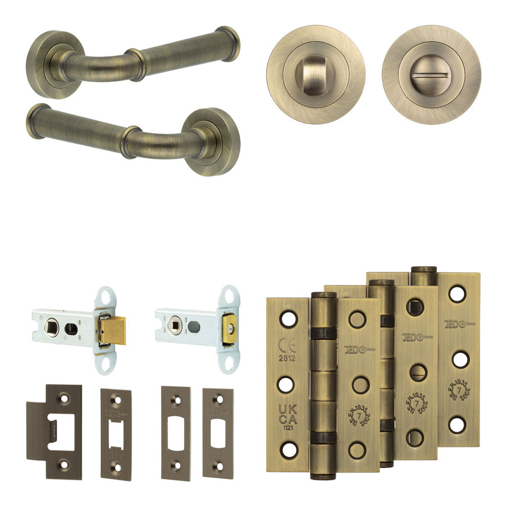 Classic Tubular Bathroom Pack – Standard Thumb Turn