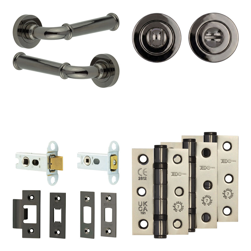 Classic Tubular Bathroom Pack – Standard Thumb Turn