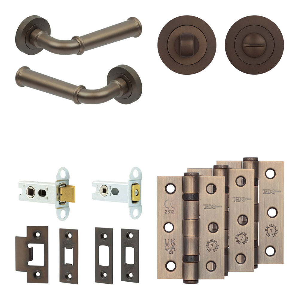 Classic Tubular Bathroom Pack – Standard Thumb Turn