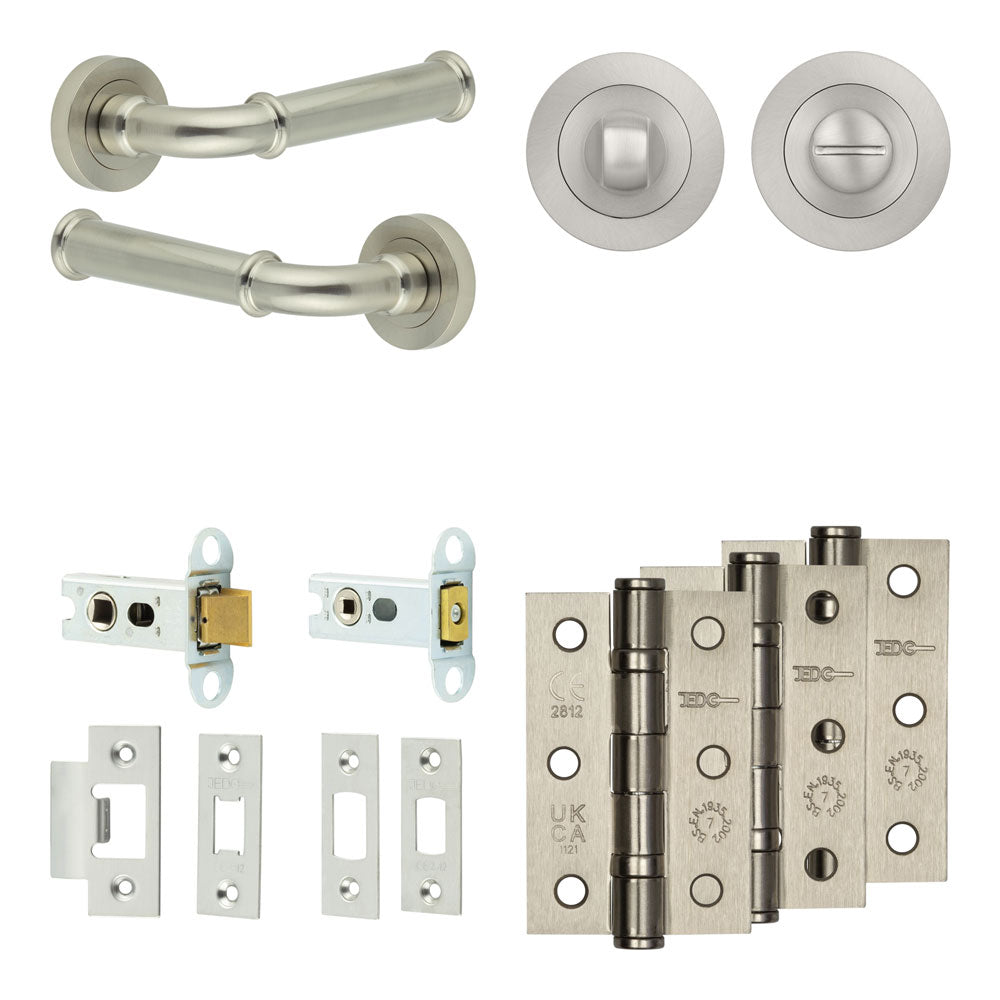 Classic Tubular Bathroom Pack – Standard Thumb Turn