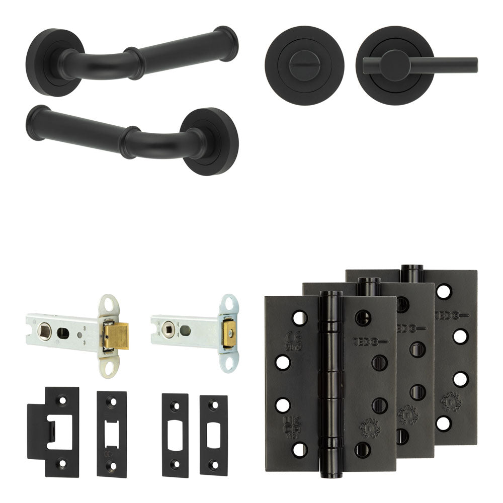 Classic Tubular Bathroom Pack – Plain Thumb Turn
