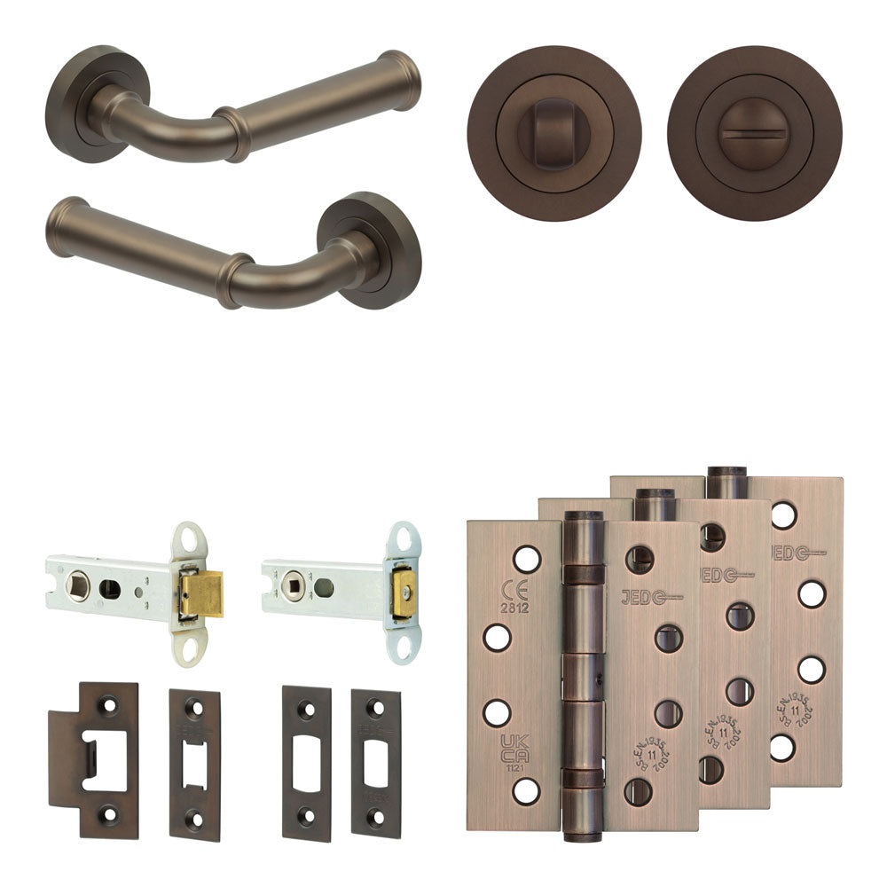 Classic Tubular Bathroom Pack – Standard Thumb Turn