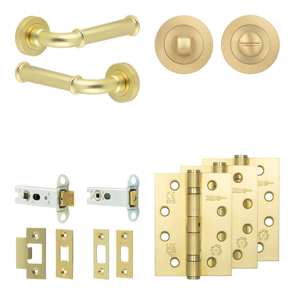 Classic Tubular Bathroom Pack – Standard Thumb Turn
