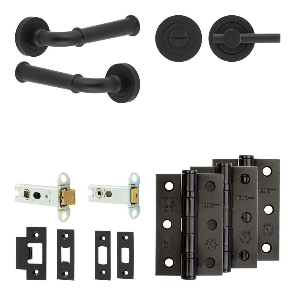 Classic Tubular Bathroom Pack – Plain Thumb Turn