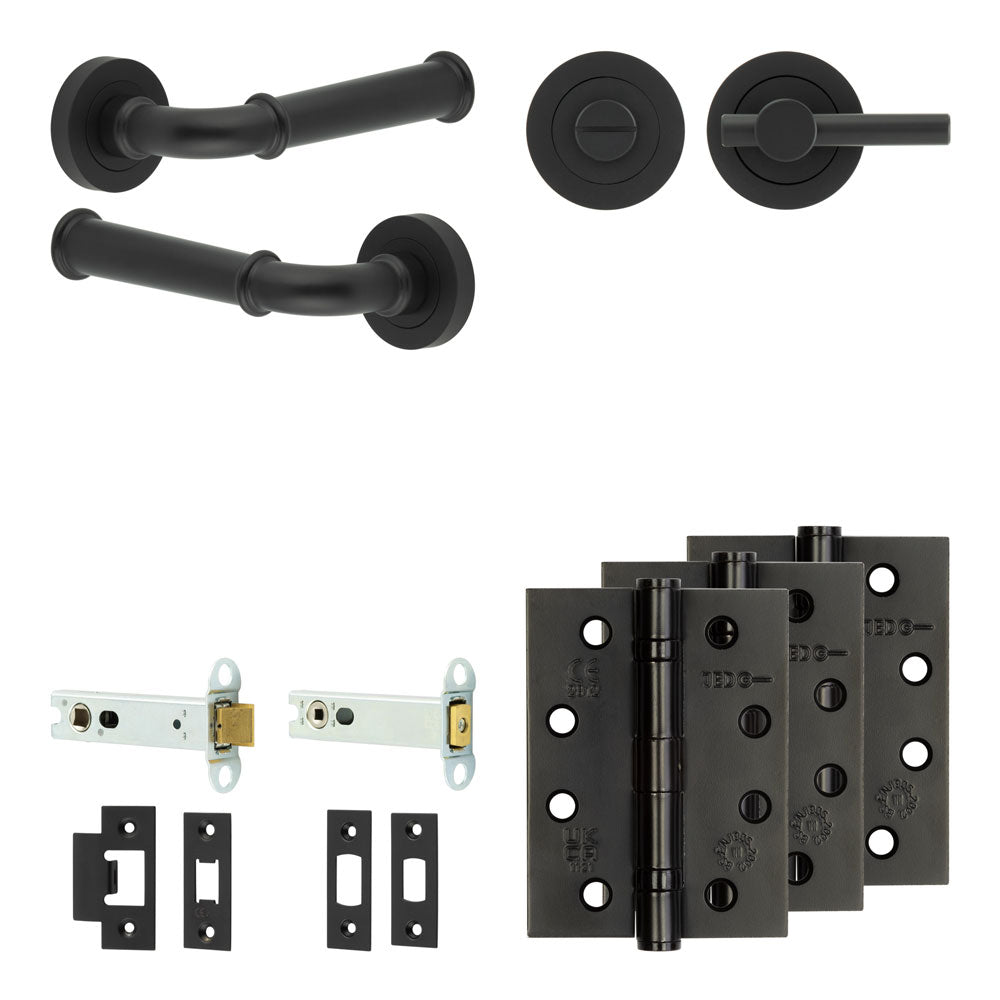 Classic Tubular Bathroom Pack – Plain Thumb Turn