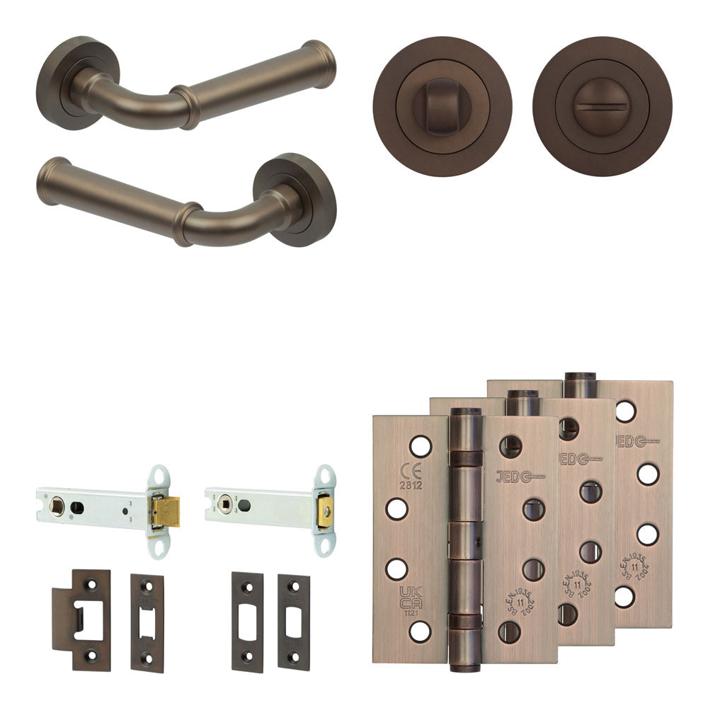 Classic Tubular Bathroom Pack – Standard Thumb Turn