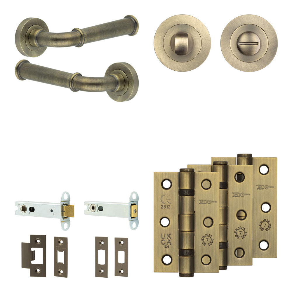 Classic Tubular Bathroom Pack – Standard Thumb Turn