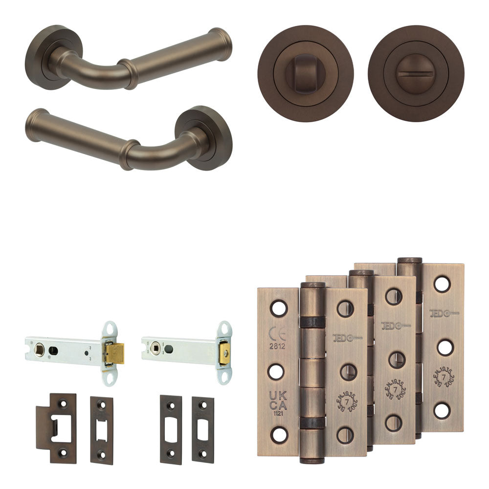 Classic Tubular Bathroom Pack – Standard Thumb Turn