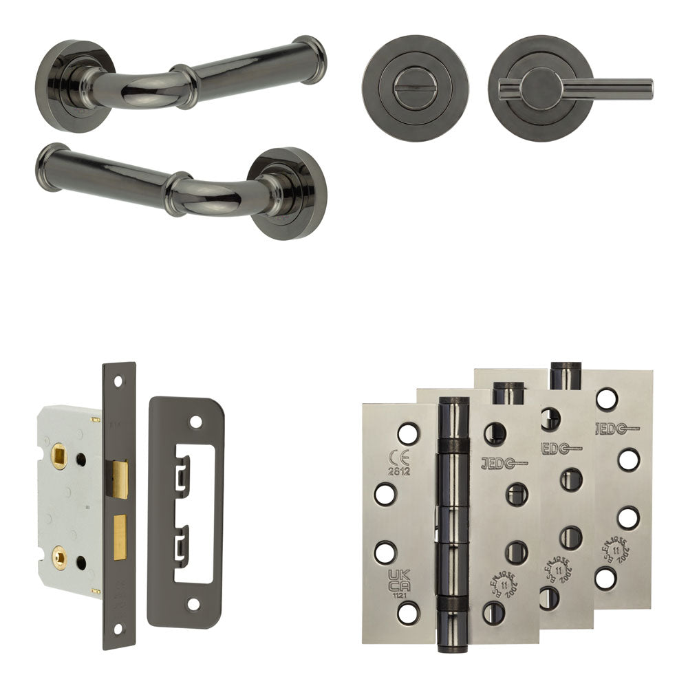 Classic Bathroom Lock Pack – Plain Thumb Turn