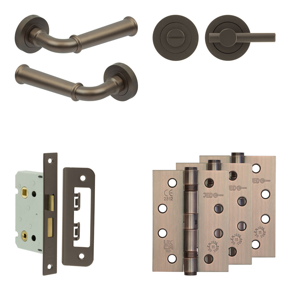 Classic Bathroom Lock Pack – Plain Thumb Turn