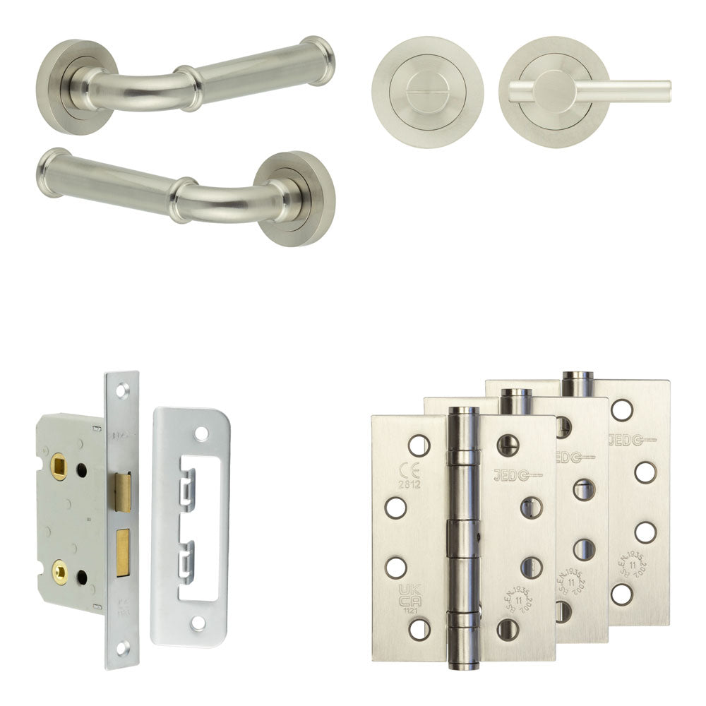 Classic Bathroom Lock Pack – Plain Thumb Turn