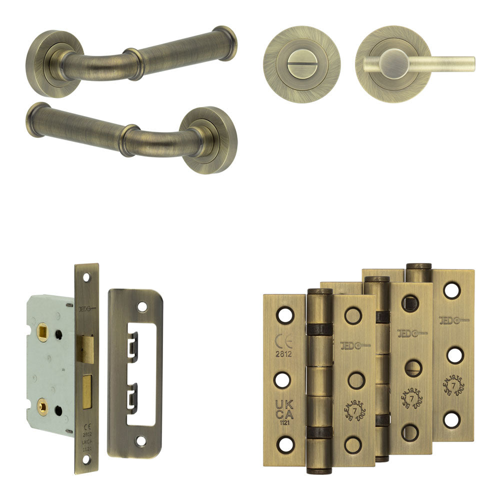Classic Bathroom Lock Pack – Plain Thumb Turn