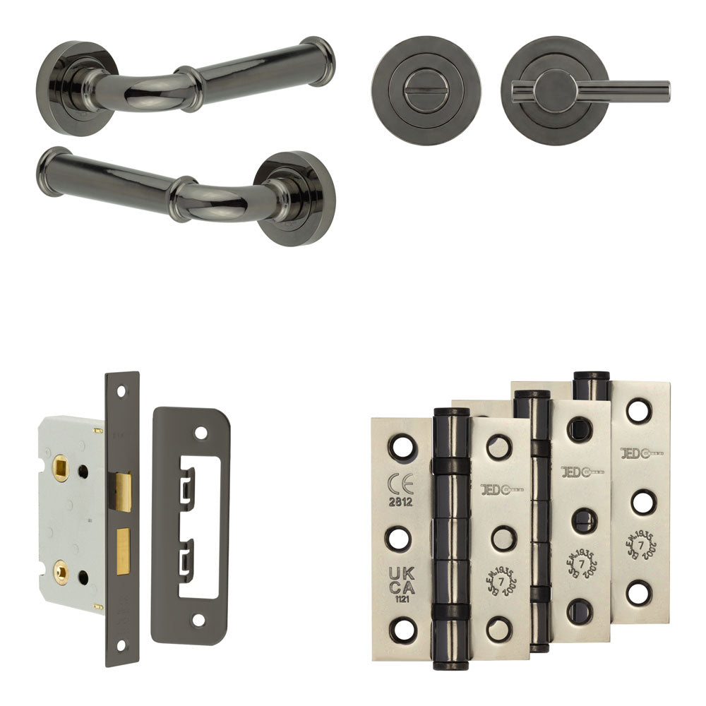 Classic Bathroom Lock Pack – Plain Thumb Turn