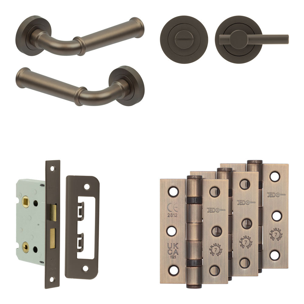 Classic Bathroom Lock Pack – Plain Thumb Turn
