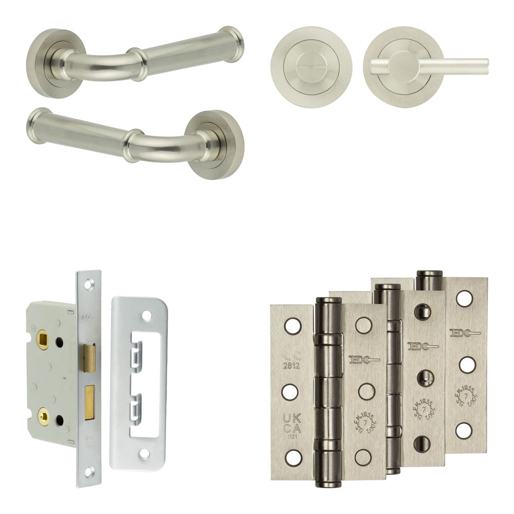 Classic Bathroom Lock Pack – Plain Thumb Turn
