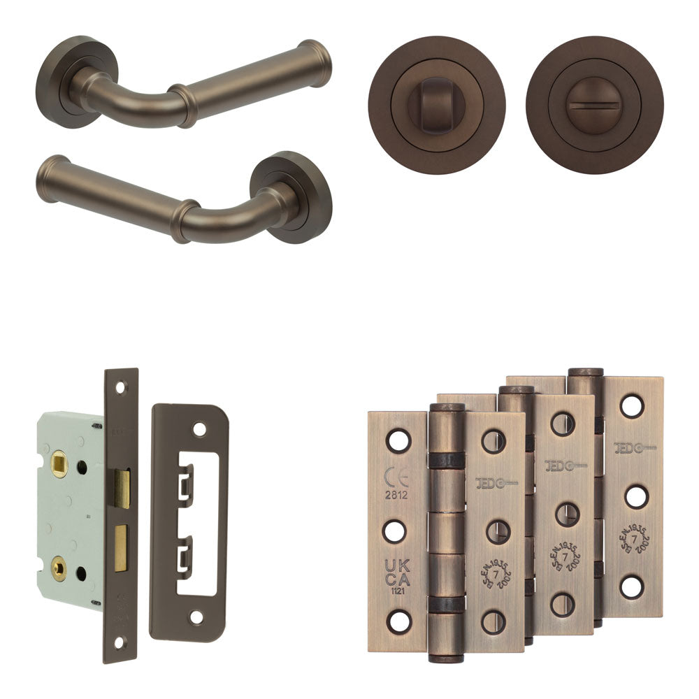 Classic Bathroom Lock Pack – Standard Thumb Turn
