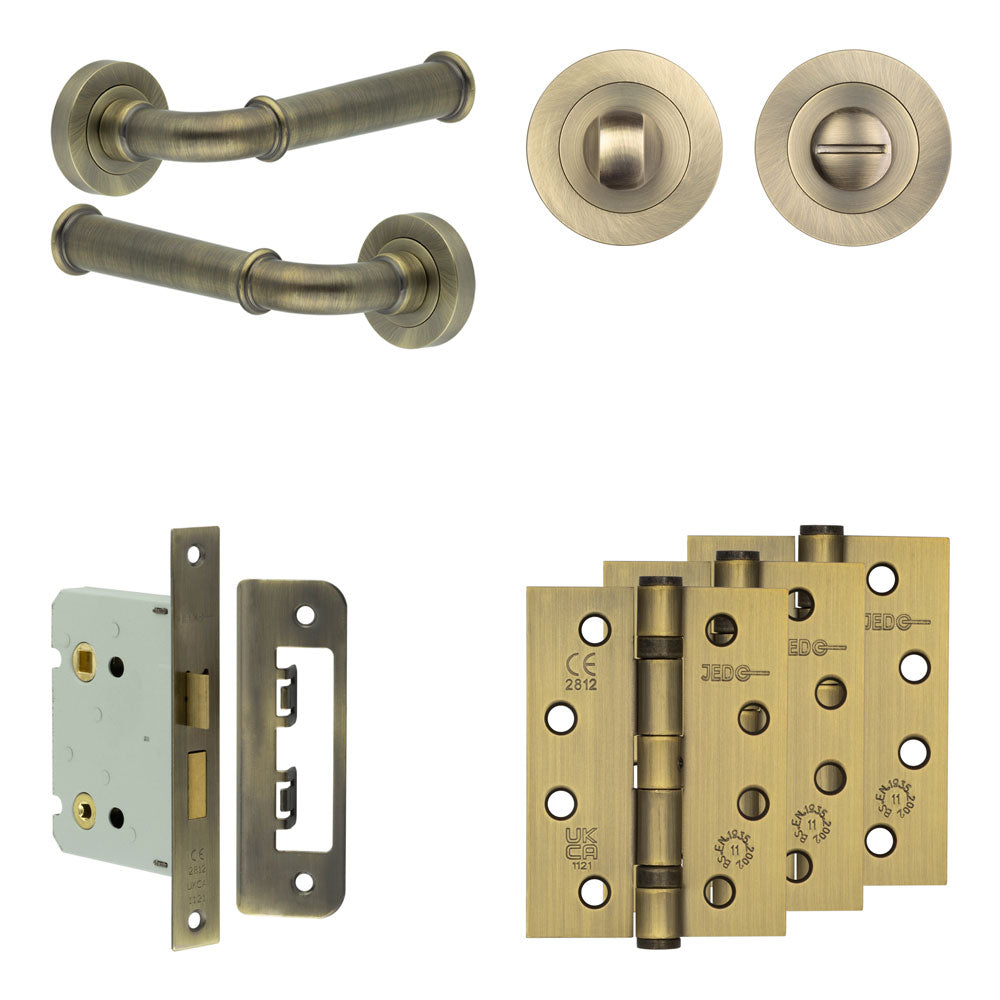 Classic Bathroom Lock Pack – Standard Thumb Turn