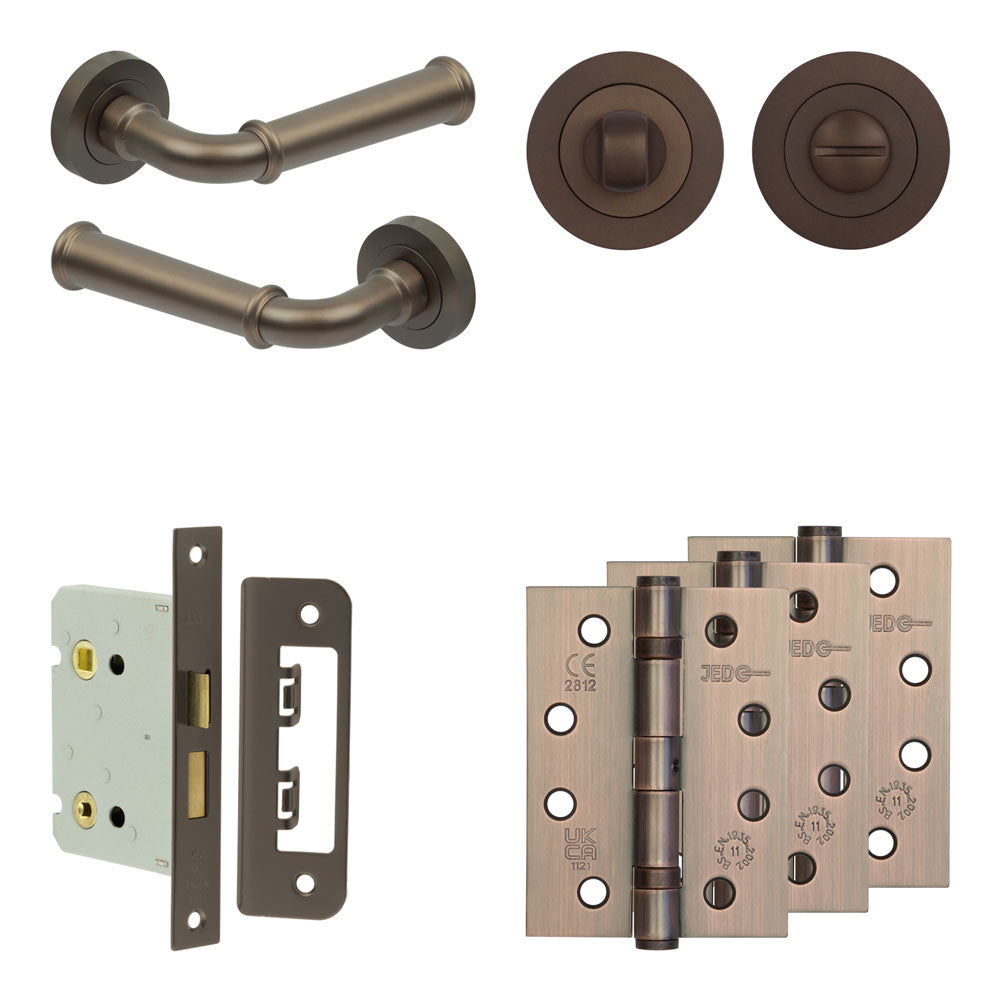 Classic Bathroom Lock Pack – Standard Thumb Turn