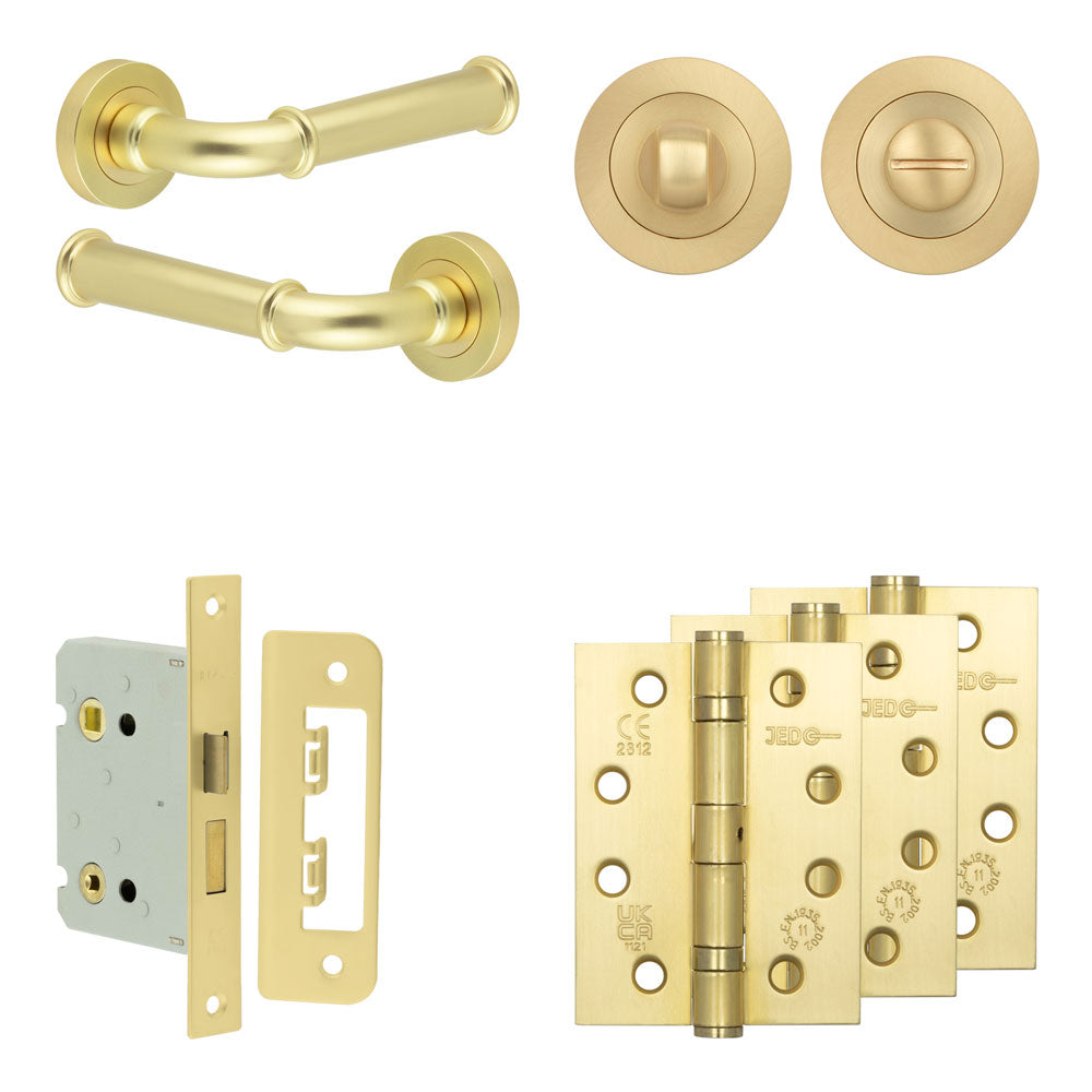 Classic Bathroom Lock Pack – Standard Thumb Turn