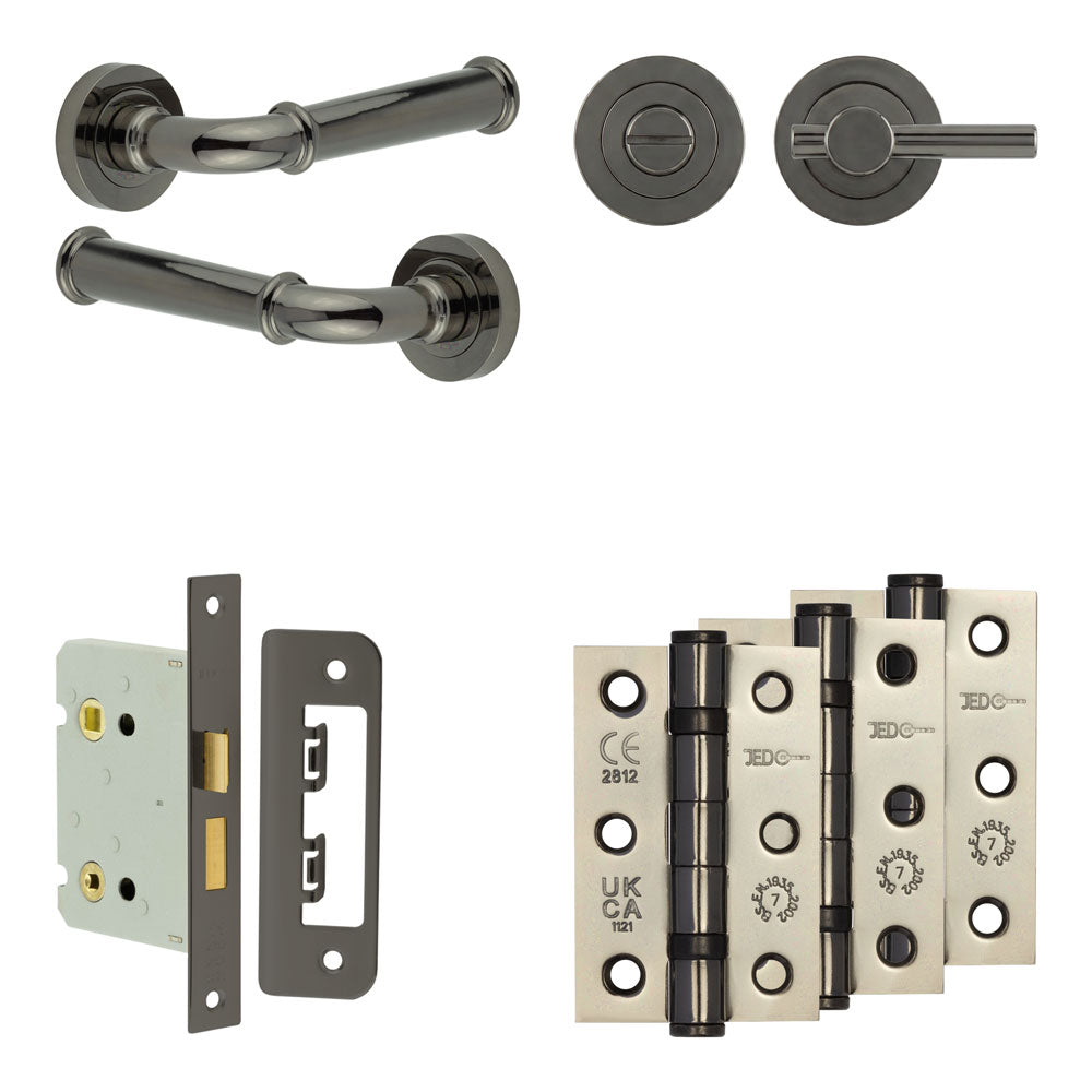 Classic Bathroom Lock Pack – Plain Thumb Turn