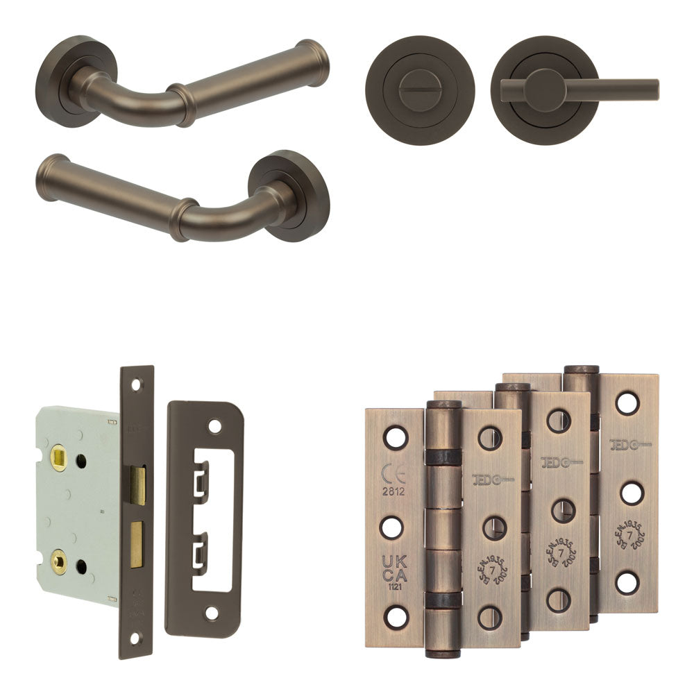 Classic Bathroom Lock Pack – Plain Thumb Turn