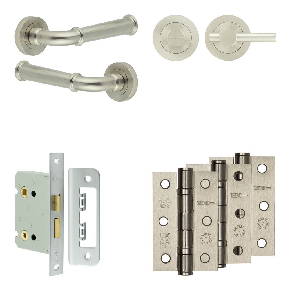 Classic Bathroom Lock Pack – Plain Thumb Turn