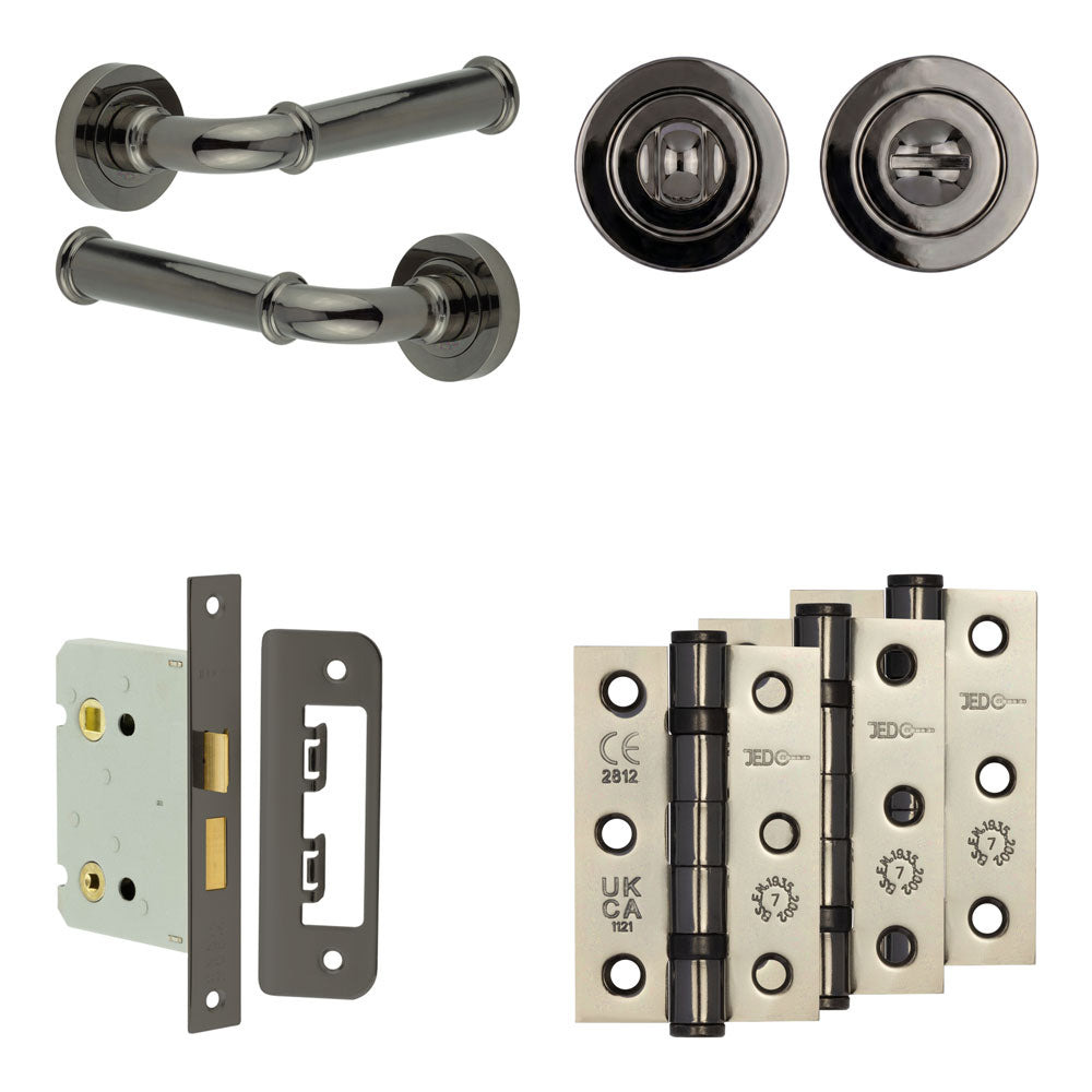 Classic Bathroom Lock Pack – Standard Thumb Turn