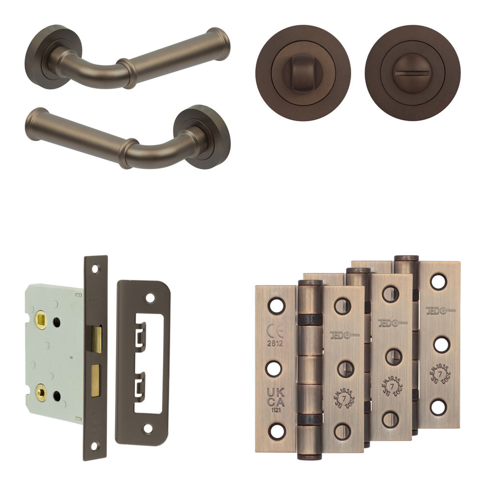 Classic Bathroom Lock Pack – Standard Thumb Turn