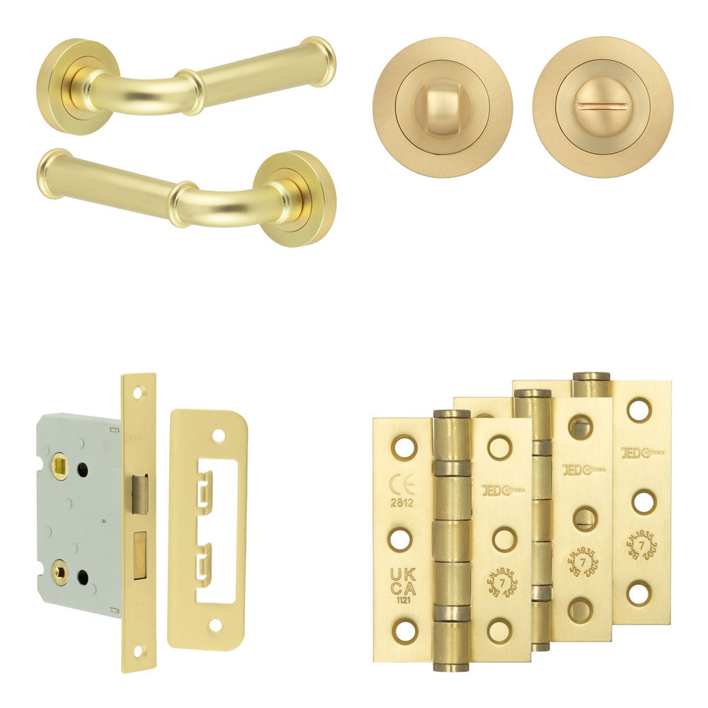 Classic Bathroom Lock Pack – Standard Thumb Turn