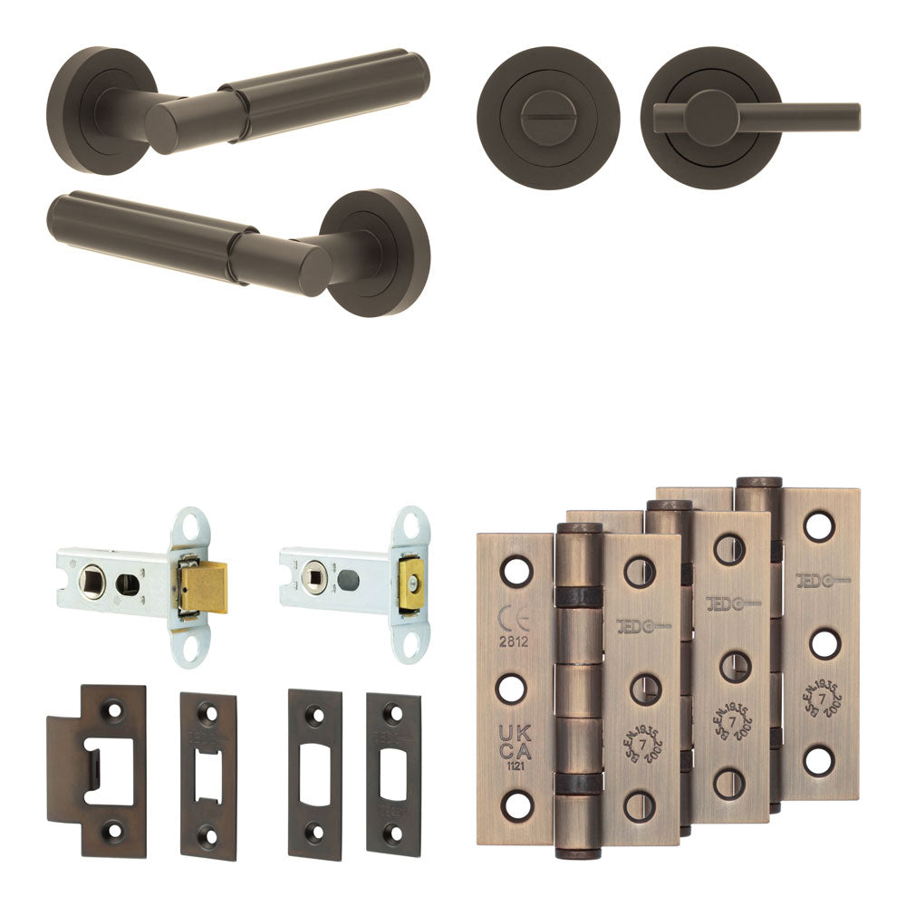 Bloom Tubular Bathroom Pack – Plain Thumb Turn