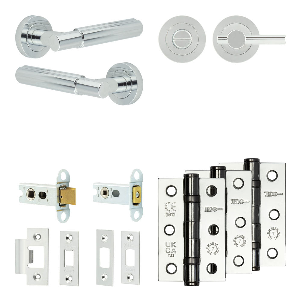 Bloom Tubular Bathroom Pack – Plain Thumb Turn