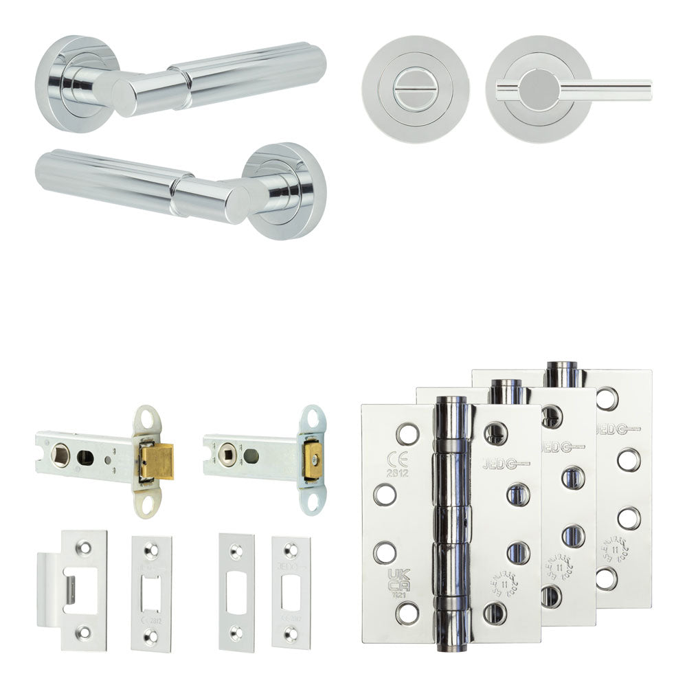 Bloom Tubular Bathroom Pack – Plain Thumb Turn