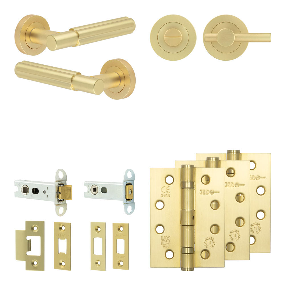 Bloom Tubular Bathroom Pack – Plain Thumb Turn