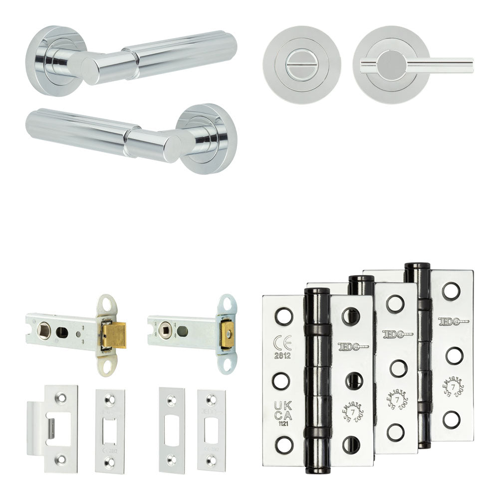 Bloom Tubular Bathroom Pack – Plain Thumb Turn