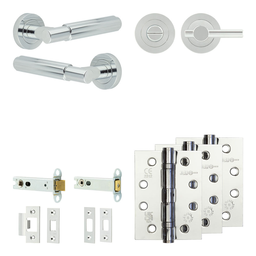 Bloom Tubular Bathroom Pack – Plain Thumb Turn