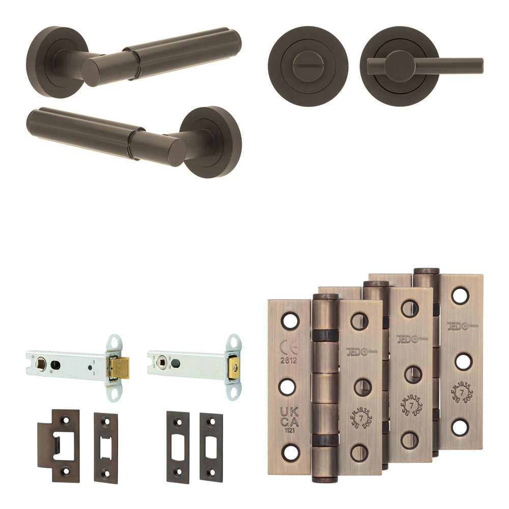 Bloom Tubular Bathroom Pack – Plain Thumb Turn