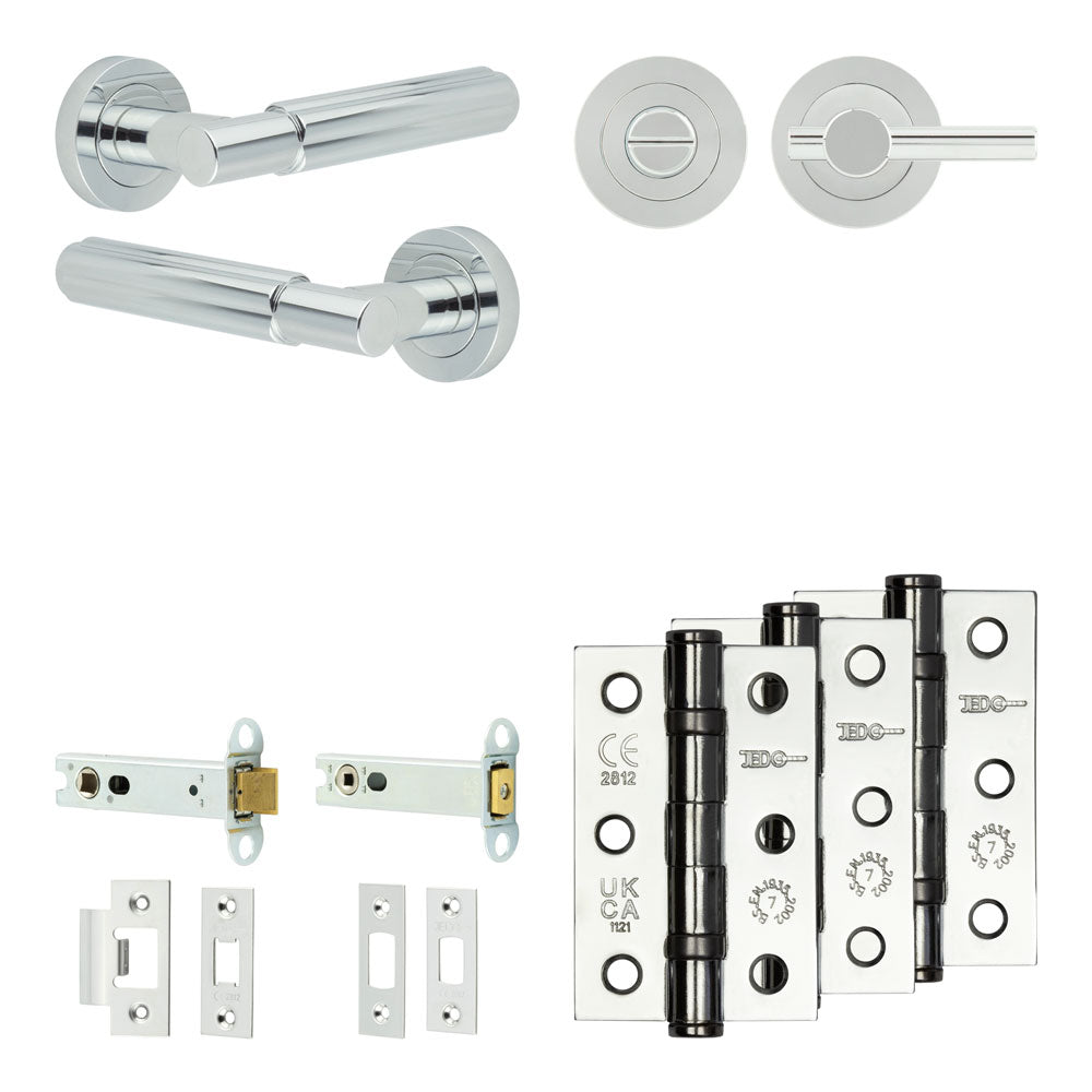 Bloom Tubular Bathroom Pack – Plain Thumb Turn