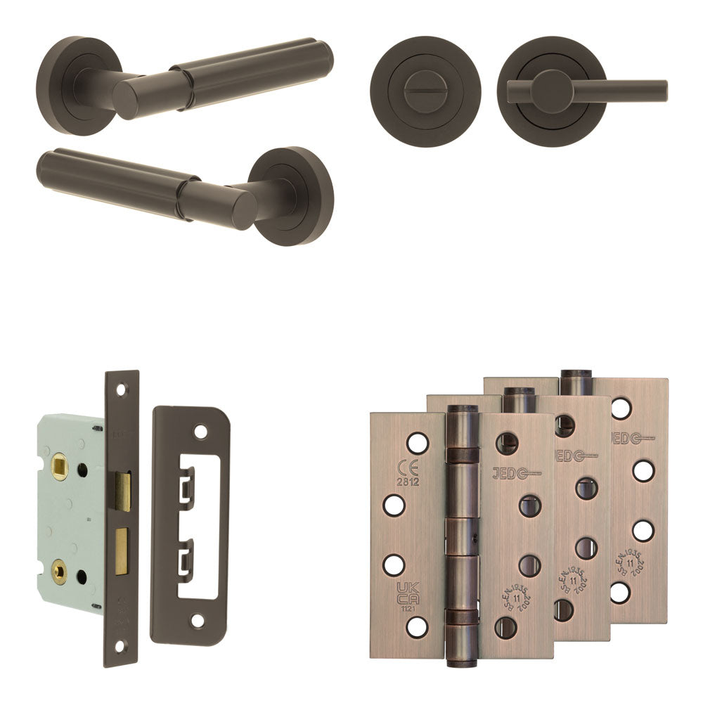 Bloom Bathroom Lock Pack – Plain Thumb Turn
